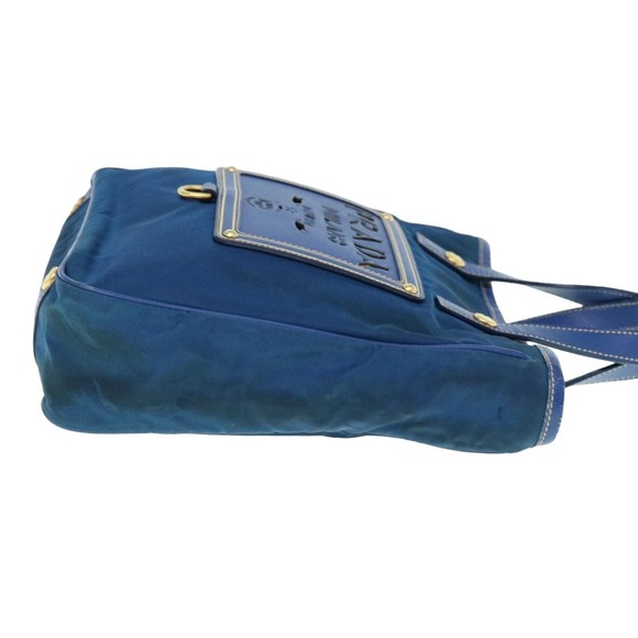💎✨BEAUTIFUL✨💎 PRADA Hand Bag Nylon 2way Blue - Picture 5 of 16